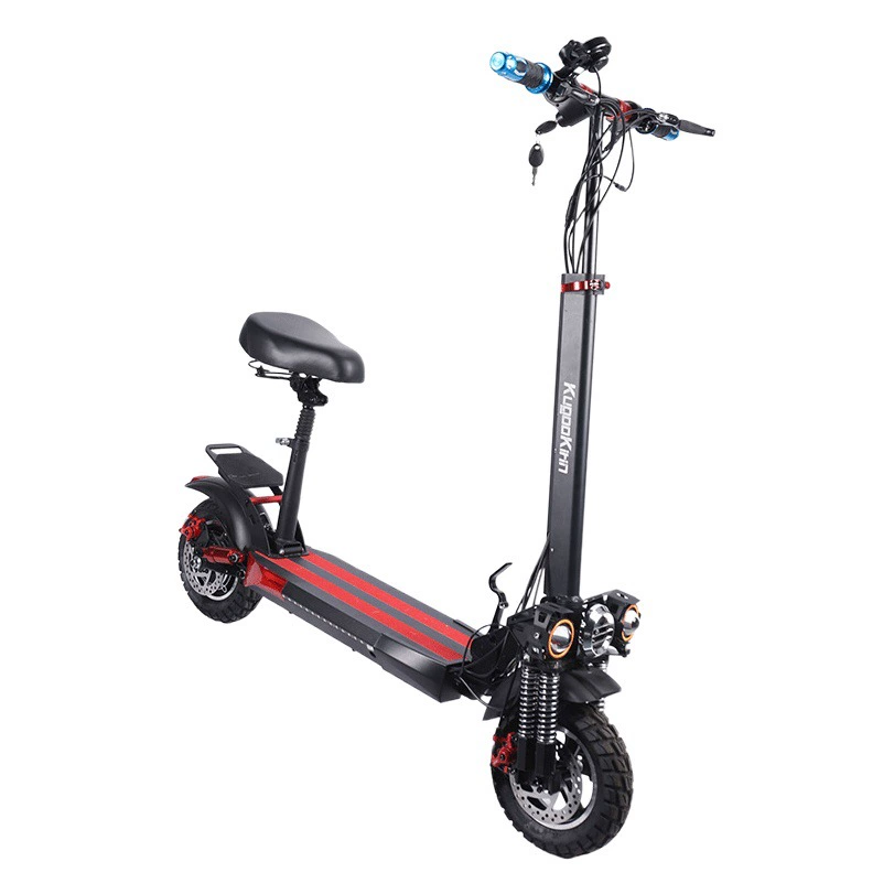 Мощный взрослый электрический скутер 10 дюймов открытый двухколесный внедорожник складной умный электромобиль
