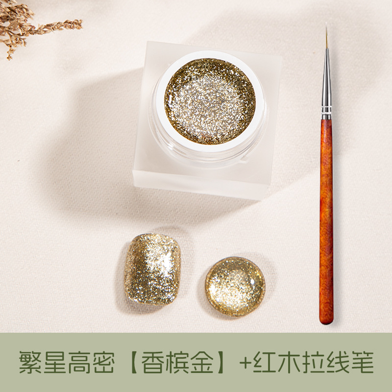 스타 고밀도 [샴페인 골드] + 마호가니 풀 라인 펜