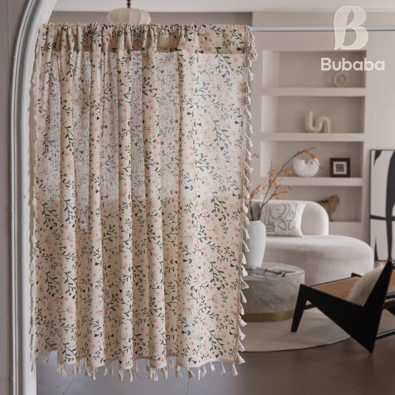 Bubaba Cross-Border Dopamine Blackout Curtains, Coffee Curtains, Bedroom French Cream Style Door Curtains, American Style Bubaba Cross-Border Dopamine Blackout Curtains, Coffee Curtains, Bedroom French Cream Style Door Curtains, American Style