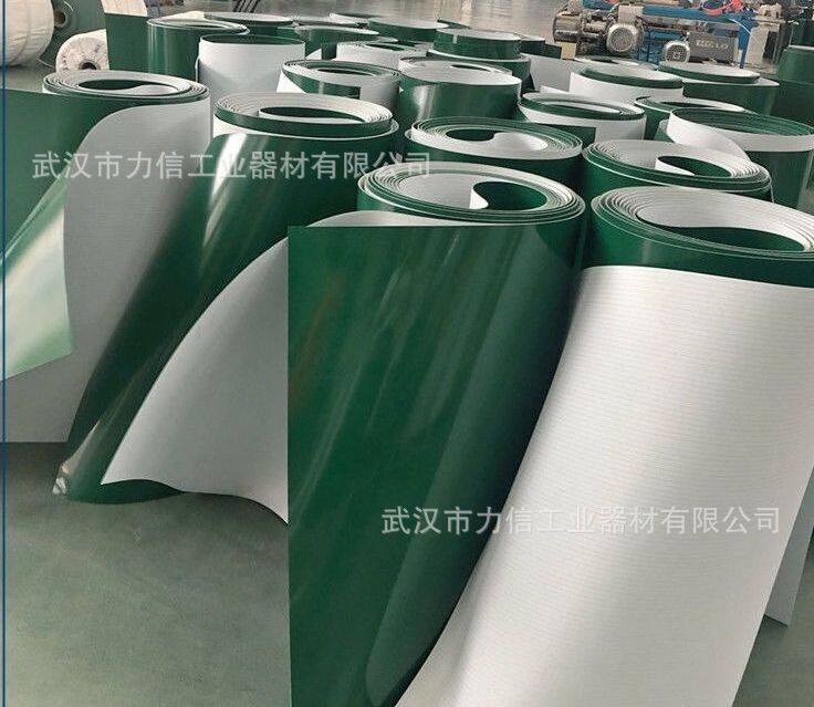 湖北输送带绿色皮带 提升皮带裙边皮带 防滑皮带