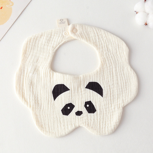 Gauze newborn saliva bag baby bib infant bib cotton saliva towel baby class A pure cotton bib