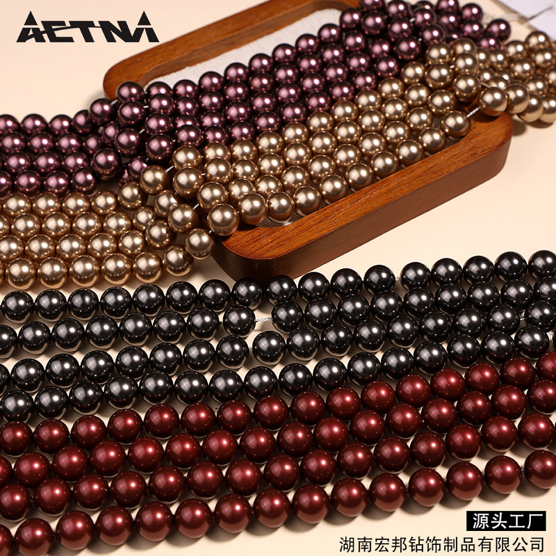 Wholesale In-Stock Imitation Swarovski Pearls 2-16mm Glass Beads 5810 Straight Hole DIY Necklace Pendant Accessories Loose Beads