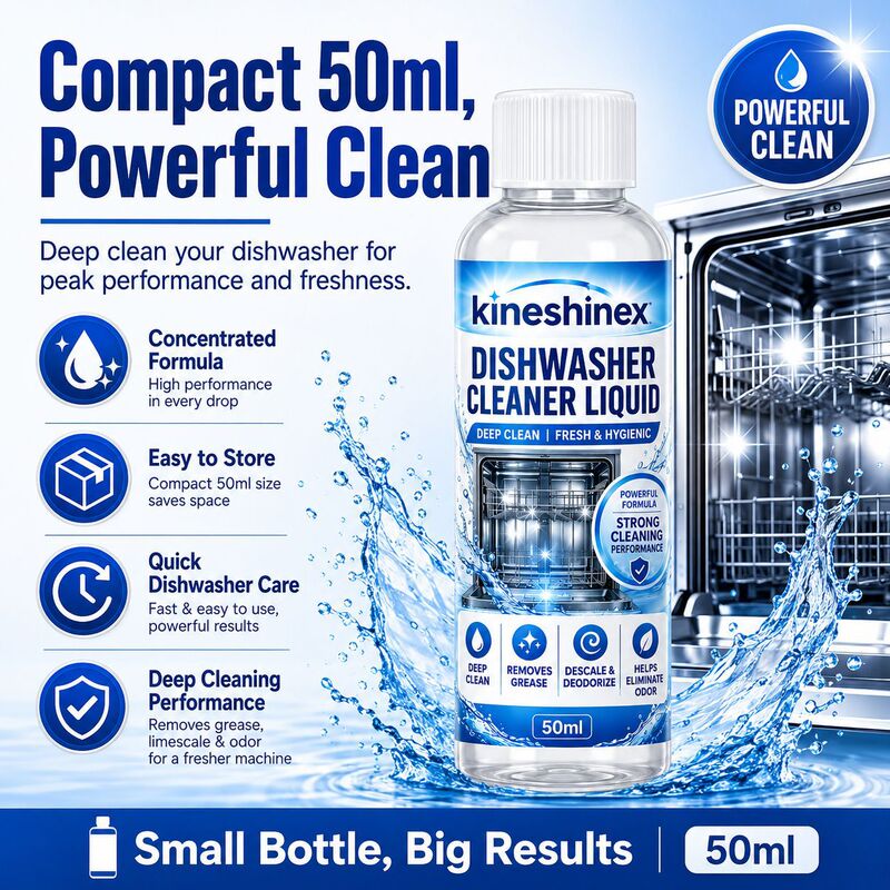 Kineshinex Dishwasher Deep Cleaning Liquid Is a Powerful Degreaser, Removes Scale, Eliminates Odors, and Maintains the Cleanliness of the Dishwasher Kineshinex Dishwasher Deep Cleaning Liquid Is a Powerful Degreaser, Removes Scale, Eliminates Odors, and Maintains the Cleanliness of the Dishwasher