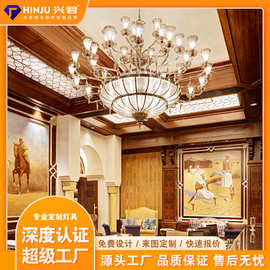 商场酒店大堂中空吊灯别墅楼梯非标吊灯会所售楼部沙盘个性装饰灯
