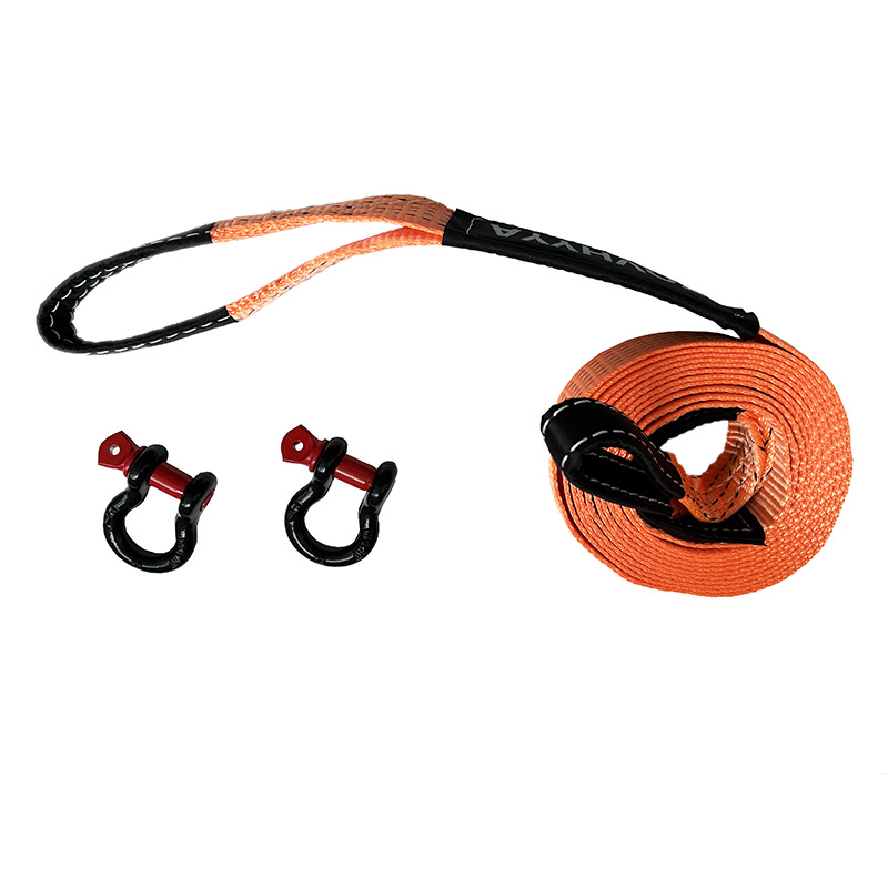 50mm 强力牵引绳5t 拖车带 polyester tow strap