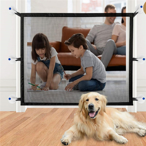 Pet isolation net, foldable pet isolation fence, cat and dog safety fence, no punching pet supplies