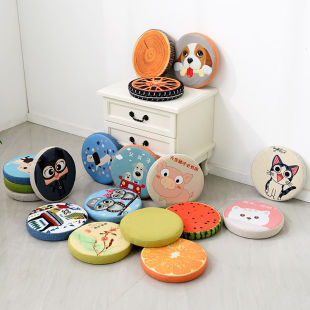 Household Cushion Futon Living Room Fabric Meditation Small Bench Thickened Round Small Bay Window Tatami Sitting Pier Wholesale