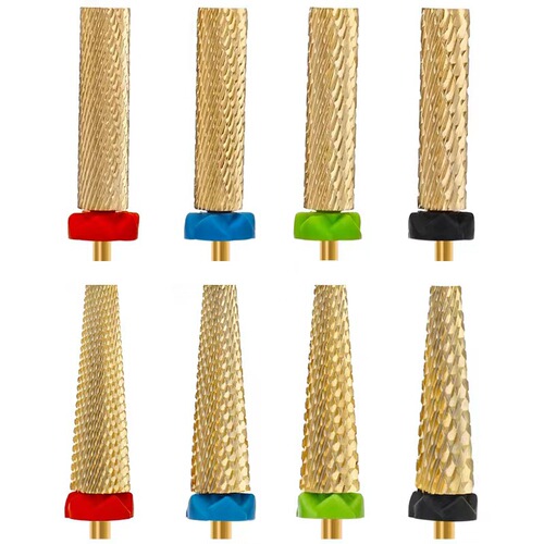 Cross-border direct supply of manicure tungsten steel polishing head for quick nail removal and pre-processing to remove dead skin and two-way nail removal and polishing head collection