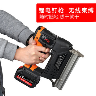 New 24V Rechargeable Lithium nail gun automatic nail gun hydropower woodworking cement steel nail gun Air nail gun