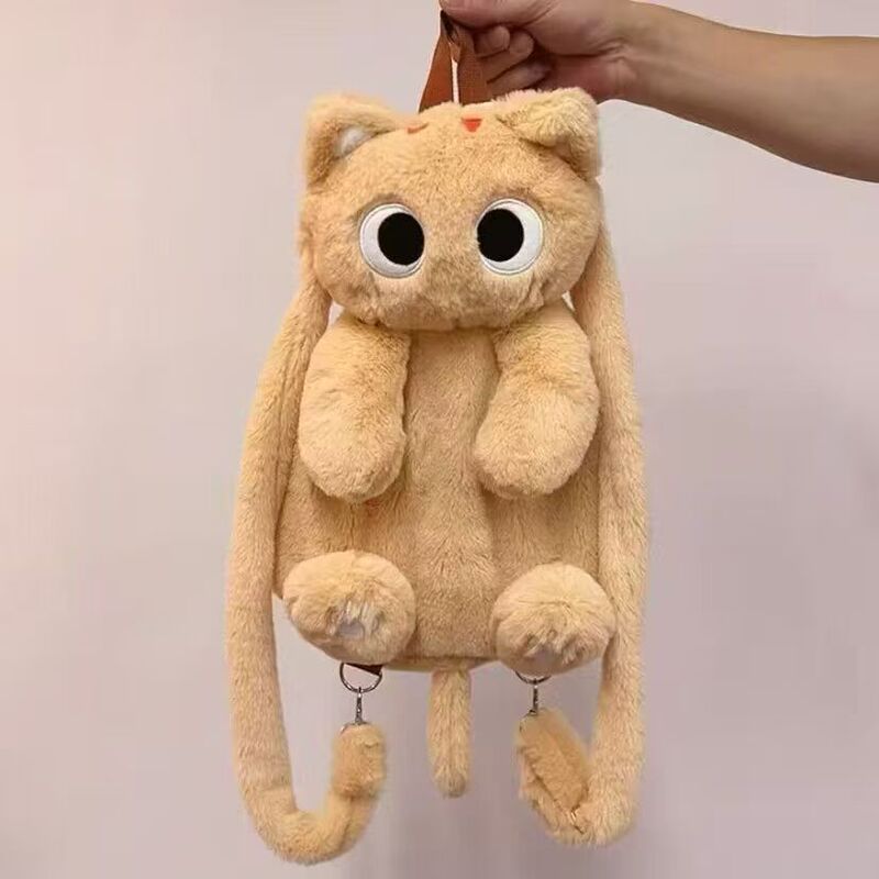 大きい猫のリュックサックのぬいぐるみの超柔らかいリュックサック|undefined