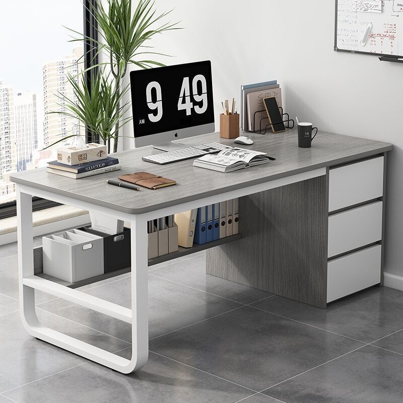 Computer desk, simple writing desk for home use, student desk with drawers, desk for bedroom and office Computer desk, simple writing desk for home use, student desk with drawers, desk for bedroom and office