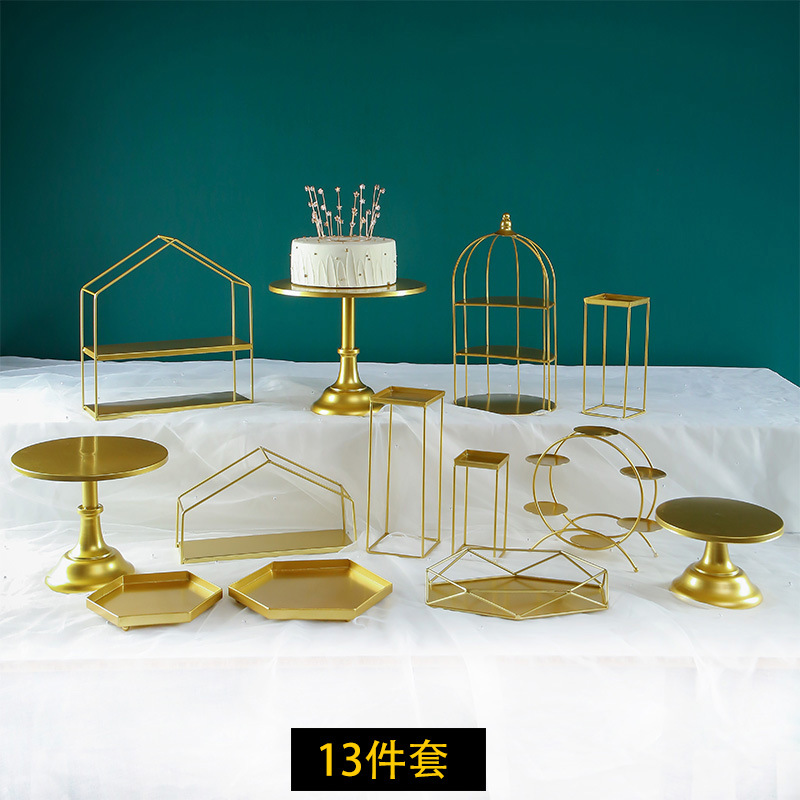 De estilo europeo de la boda decoración de mesa de postre decoración de la tarde té merienda placa bandeja de la torta soporte de exhibición de la Mesa de descanso de té