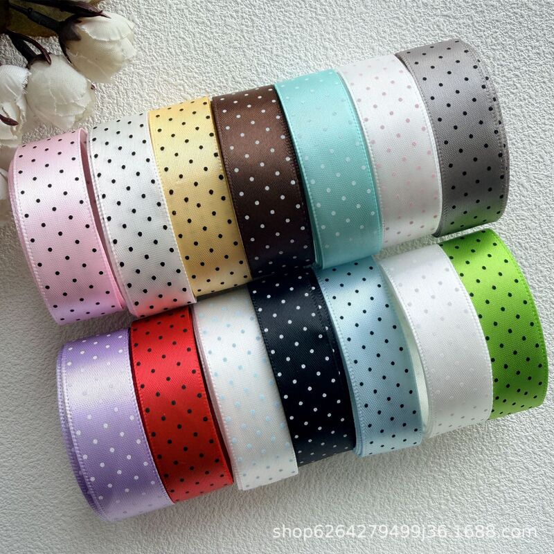 2cm wide polka dot ribbon, dot polyester tape, DIY bow material, accessory for fan support card holders, decorative accessory 2cm wide polka dot ribbon, dot polyester tape, DIY bow material, accessory for fan support card holders, decorative accessory