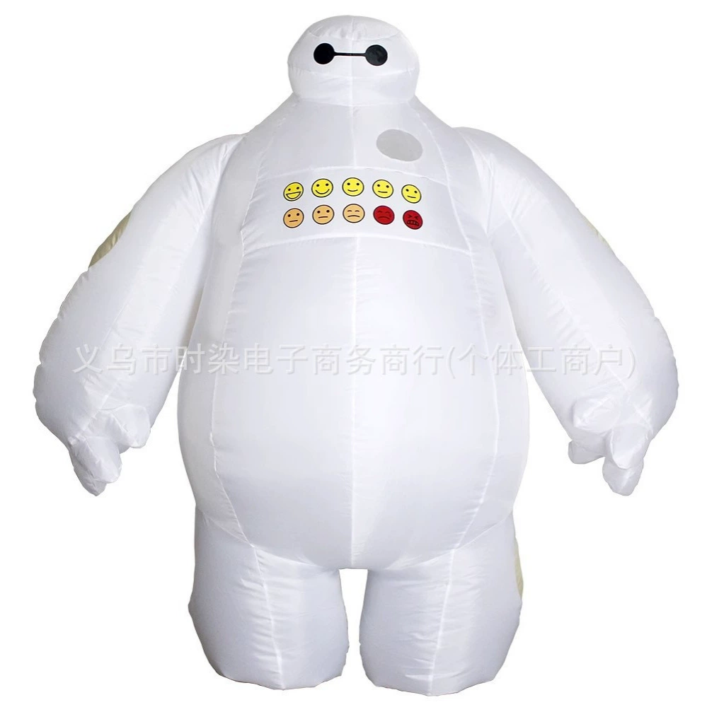 Хэллоуин большой белый надувной костюм, белый сиамский костюм ролевая вечеринка по случаю дня рождения Baymax
