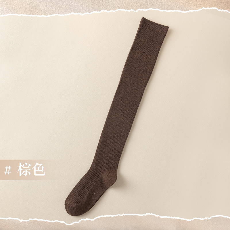 长筒袜女加长过膝袜防滑冬季双针大腿袜长筒保暖瘦腿秋冬护膝袜子|undefined