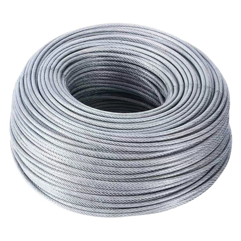 Устойчивый к истиранию в комплекте стальной трос, антикоррозийный стальной трос для улицы, стальной трос 3–24 мм, стальной трос из оцинкованной стали