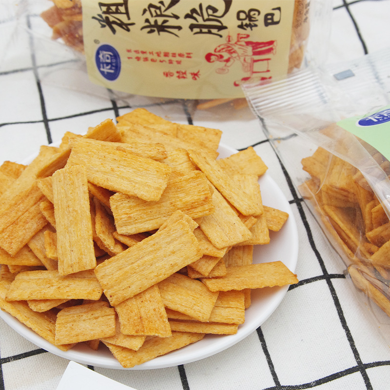卡奇粗粮脆锅巴小袋包装香辣味酱香牛排味办公室解馋充饥膨化零食|undefined