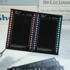Vertical-black frame bookmark