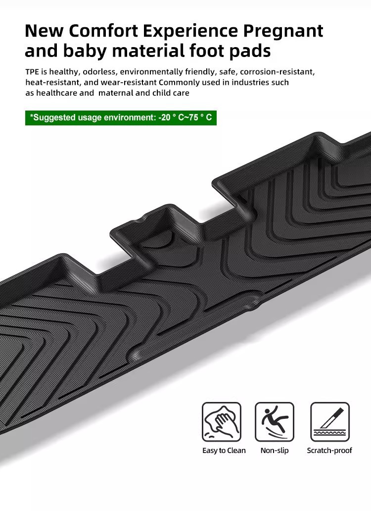 Suitable for 16-24 Honda Freed Right-Hand Drive Cars, Waterproof and Environmentally Friendly Floor Mats, Full Tpe Custom Car-Specific Floor Mats