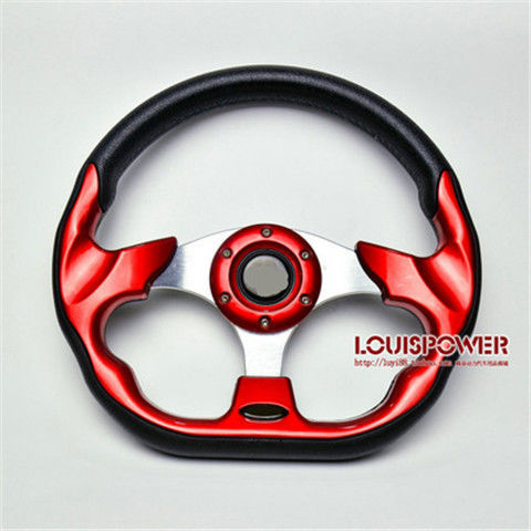 13 pulgadas de automóviles de modificación de automóviles CoolPie Steering Wheel Racing Blade semicircular 14 pulgadas Beidou Otto