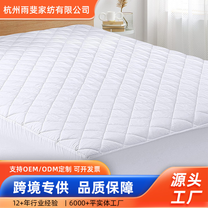 Bedding Quilted Mattress Cover Amazon Cross-Border Quilted Thickeneded Sheet Wish Mattress Protector Bed Pad