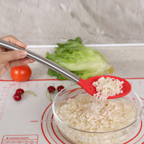 Kitchenware Silicone Spatulas and Scoops in Multiple Sizes and Styles Non-stick Pan Compatible Rice Spoons Rice Spatulas Leak-Proof Spoons Kitchen Accessories