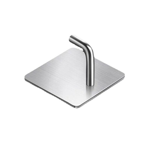 304 stainless steel hook, punch-free, strong, traceless, single sticky hook, waterproof and moisture-proof hook behind kitchen bathroom door