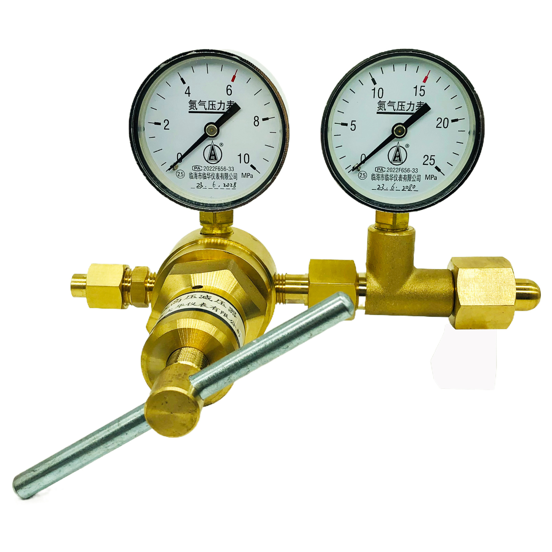 高压减压器氮气YQD-370氢气氧气标气氦气空气甲烷氩气10x25减压阀