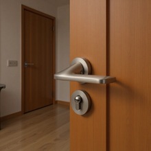 BAGB哑镍门锁卫生间分体锁房间磁吸静音锌合金执手锁室内门锁批发