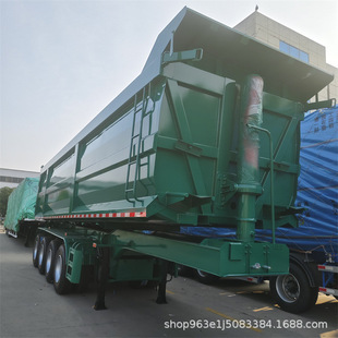 Exported Rear Dump Semi-Trailer, Sand and Gravel Transport Semi-Trailer, Coal Transport Truck, U-Shaped Rear Dump Truck