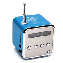 TD-V26插卡音箱收音机U盘便携式迷你小音响随身听mp3手机低音炮