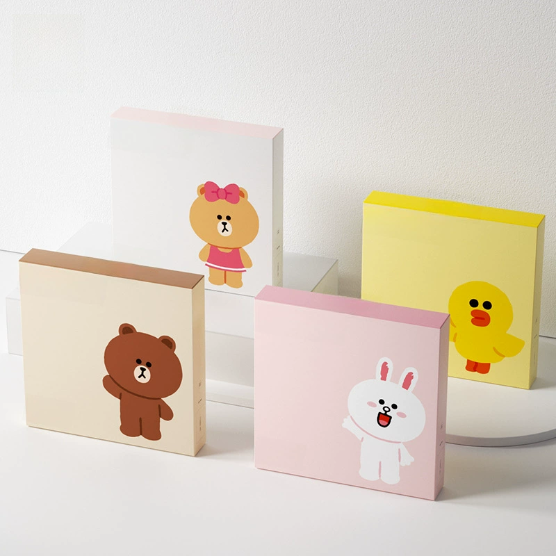 Квадратная керамическая тарелка (LINE Friends) милый персонаж для завтрака, cartoon-дизайн, одно изделие