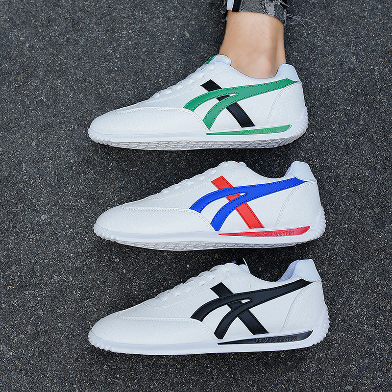2024 new trendy leather-covered men's casual