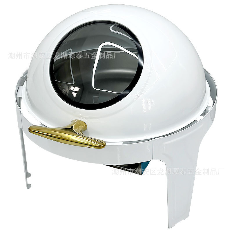 Acero inoxidable blanco full flap cocina de buffet hotel aislamiento buffet cocina rectangular redonda calefacción de desayuno visible
