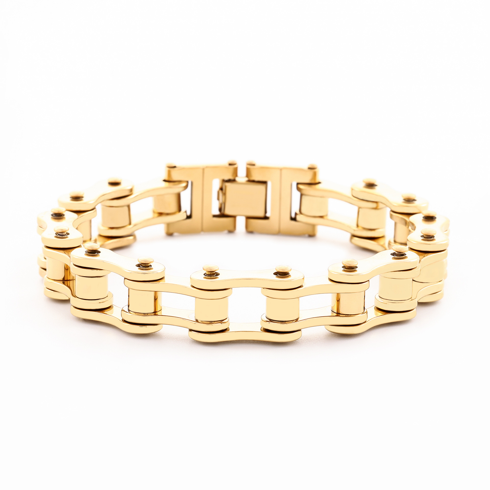 Bracciale uomo a catena in acciaio inossidabile stile punk_voghion.com