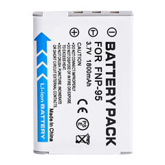 FNP-95 battery is compatible with Fujifilm XF10, X100S, X100T, X70, X30, X-S1, F30, and DB-90.