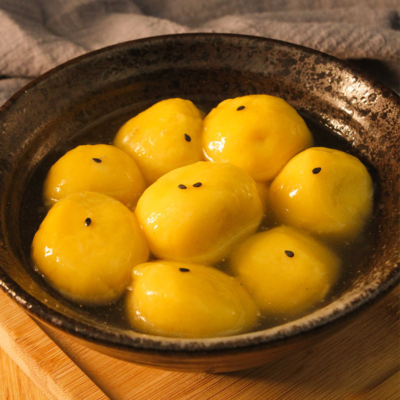 大黃米湯圓速凍元宵黑芝麻味360g速凍食品