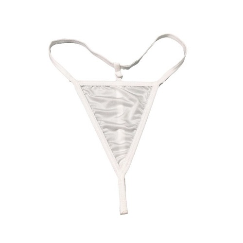 One-piece ice silk T-shaped underwear, low-rise triangle underwear, couple's seductive large size, direct entry, no removal T-shaped