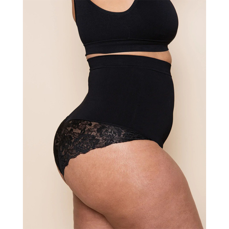 Cross-border Foreign Trade Women's High Waist Silicone Non-slip Dressing Shaping Pants Lace Lace Corset Hip Pants Cross-border Foreign Trade Women's High Waist Silicone Non-slip Dressing Shaping Pants Lace Lace Corset Hip Pants
