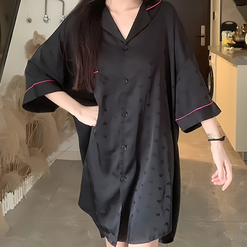 달빛 사랑 셔츠 블랙