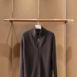 老钱风男士高端棉质长袖针织毛衣外套  简约大方款式 版型超正lp