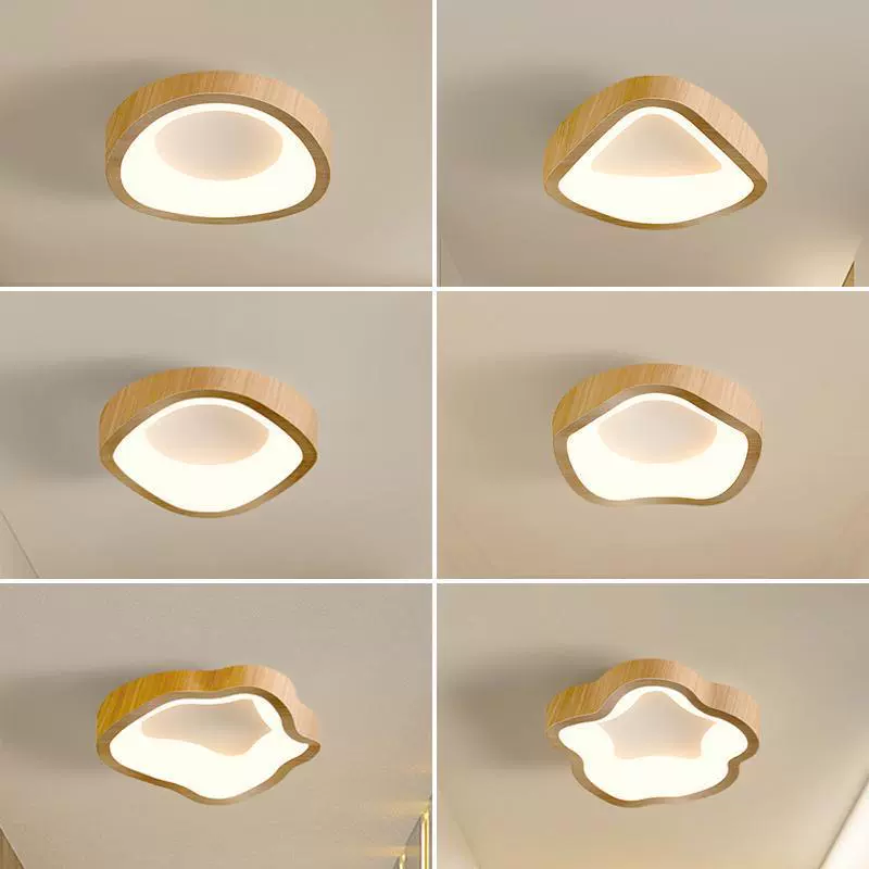 Проходной свет индивидуальность простой коридорный потолочный светильник скандинавский бревна японский стиль фэнъян настольная лампа для домашнего хозяйства