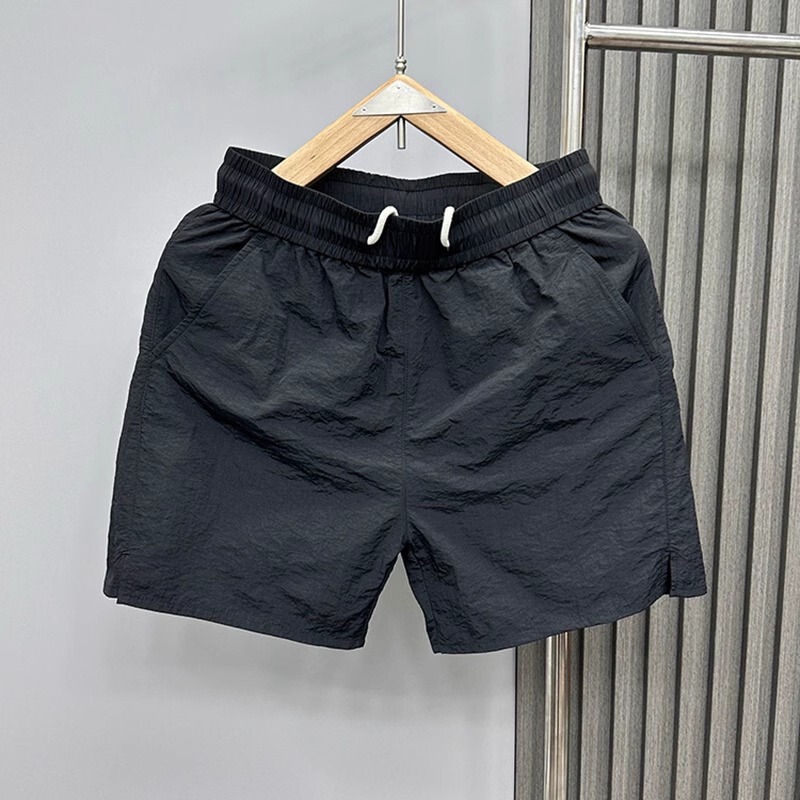 Solid Color Beach Casual Shorts Men's Summer Thin Quick-Drying Trendy Brand Loose Simple Versatile Three-Quarter Shorts Solid Color Beach Casual Shorts Men's Summer Thin Quick-Drying Trendy Brand Loose Simple Versatile Three-Quarter Shorts