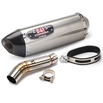 middle section tail throat tail: Motorcycle exhaust pipe - e