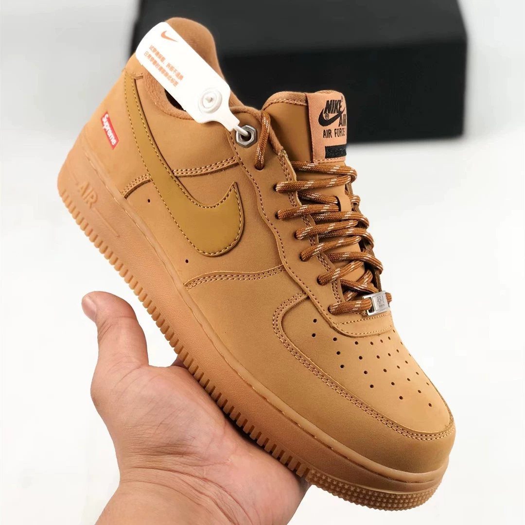 Nike Air Force 1, кожаные кроссовки для мужчин и женщин, белые кроссовки для отдыха