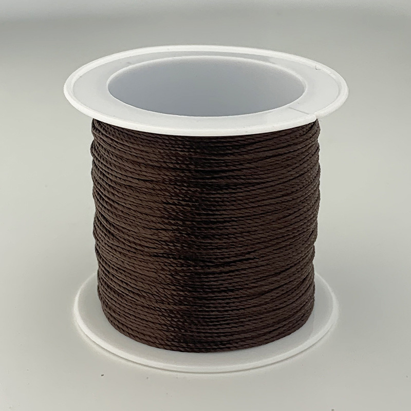 12 hilos de alambre trenzado hilo rojo hilo de color Morandi cuerda trenzada collar cuerda cuerda trenzada a mano material de bricolaje