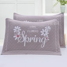 枕巾纯棉52X78厘米全棉三层纱布高档成人加大加厚柔软