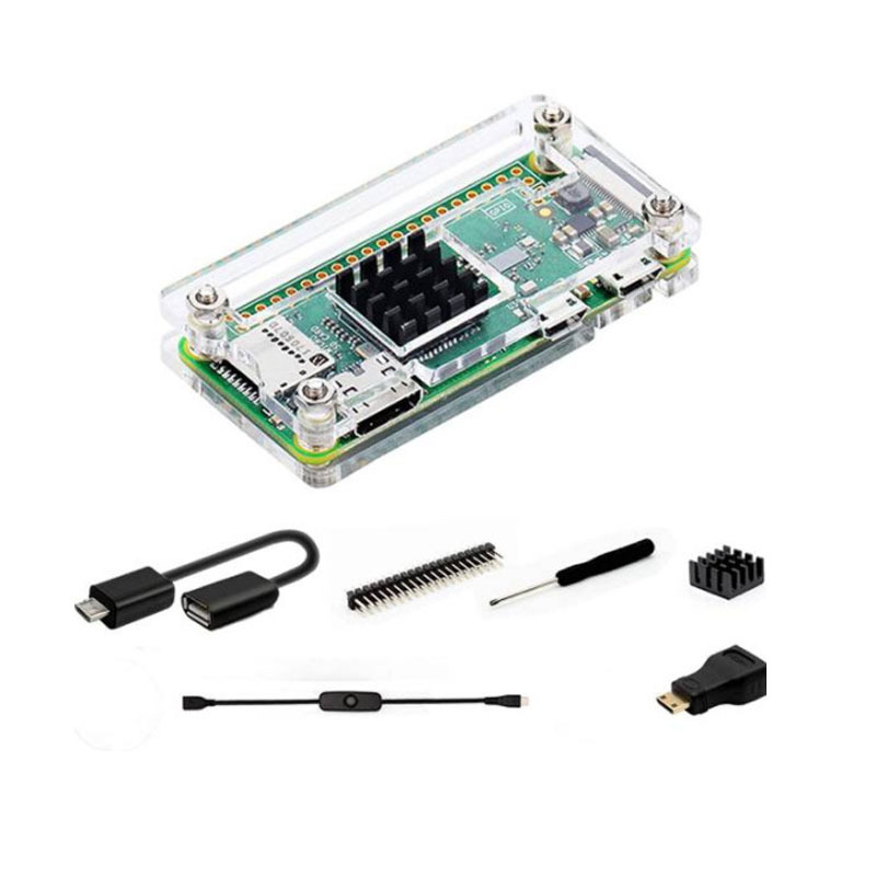 树莓派 Raspberry Pi Zero 专用亚克力透明外壳 保护壳 机箱配件