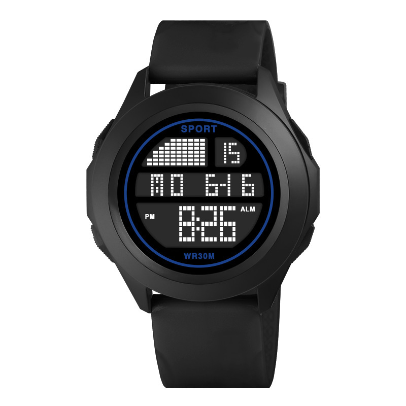 Moda deportes al aire libre de los hombres reloj electrónico al por mayor impermeable multifuncional estudiante deportes digital Mesa regalo