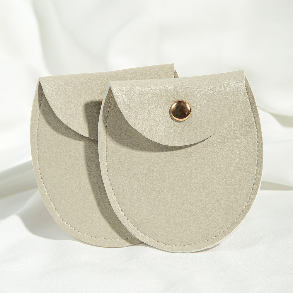 1 Piece Pu Leather Simple Style Daily Solid Color Jewelry Packaging Bags display picture 8